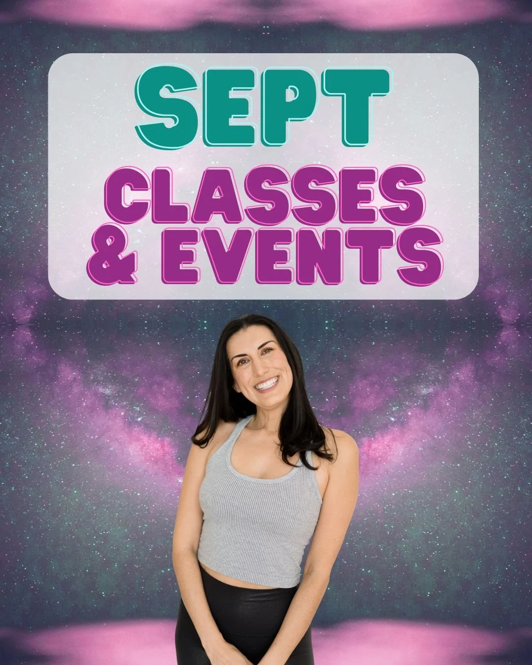 September events! ✨

Sunday 9/7 - Vinyasa flow 9am (new day!) at @stanlawfitness

Sunday 9/7 - Cosmic Self-Care 2pm on Zoom with @sagittariantarot (replay available - DM me!)

Thursday 9/25 - The Wind Down 6:15pm at the W Hotel, Hoboken

Saturday 9/2