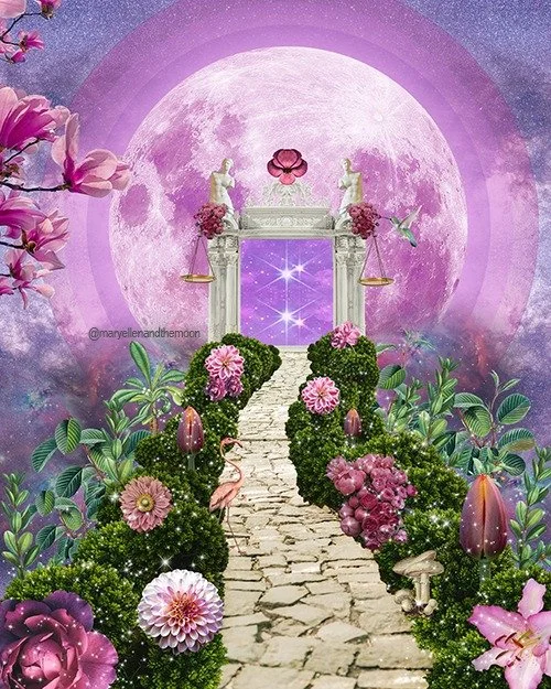 This piece was inspired by last week's pink full moon in Libra - an ode to Venus, goddess of love, beauty, harmony, and justice. 🩷🌕🩷

As a Libra rising, I&rsquo;m ruled by Venus. Last week&rsquo;s full moon in Libra really had me making some chang