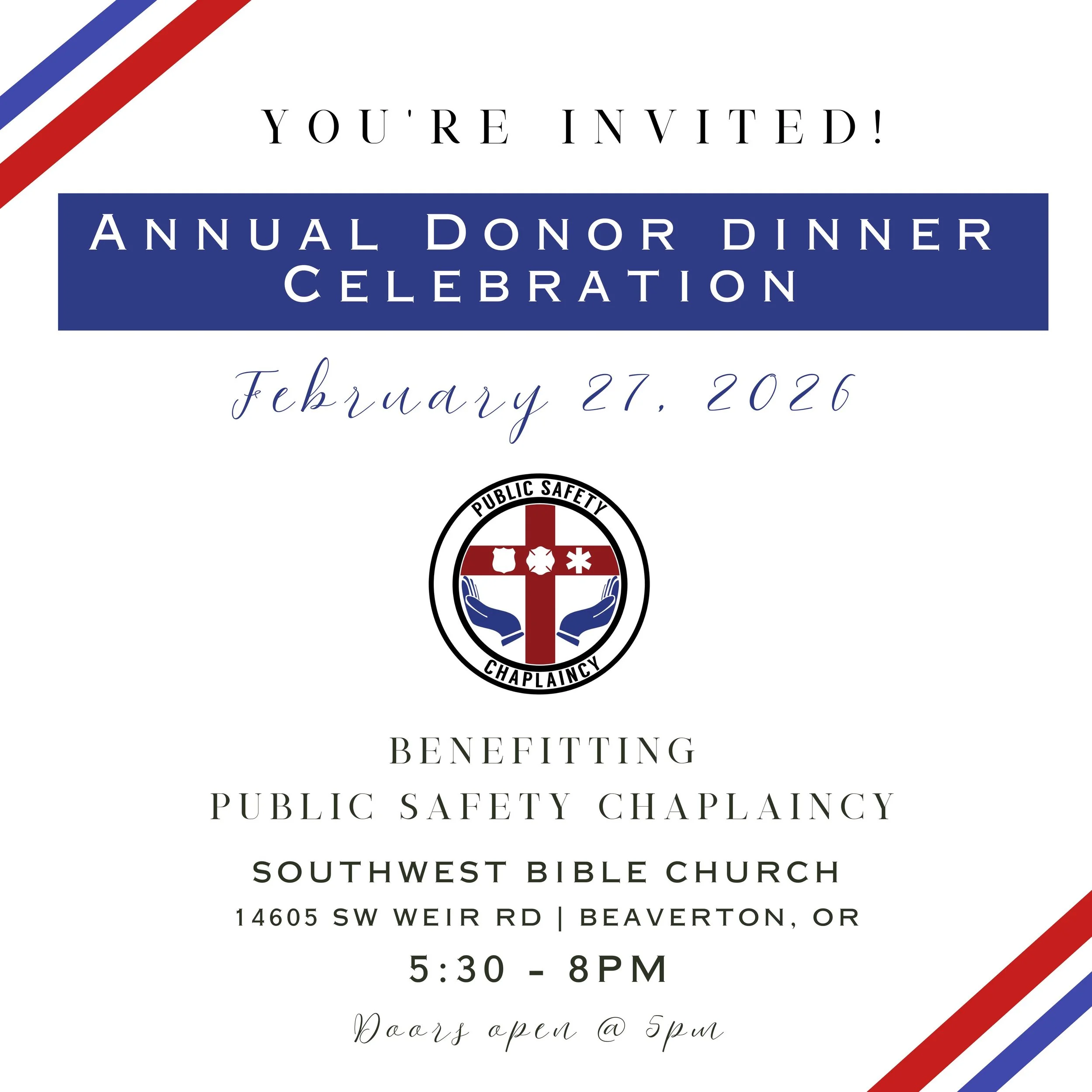 Annual Donor Dinner Celebration