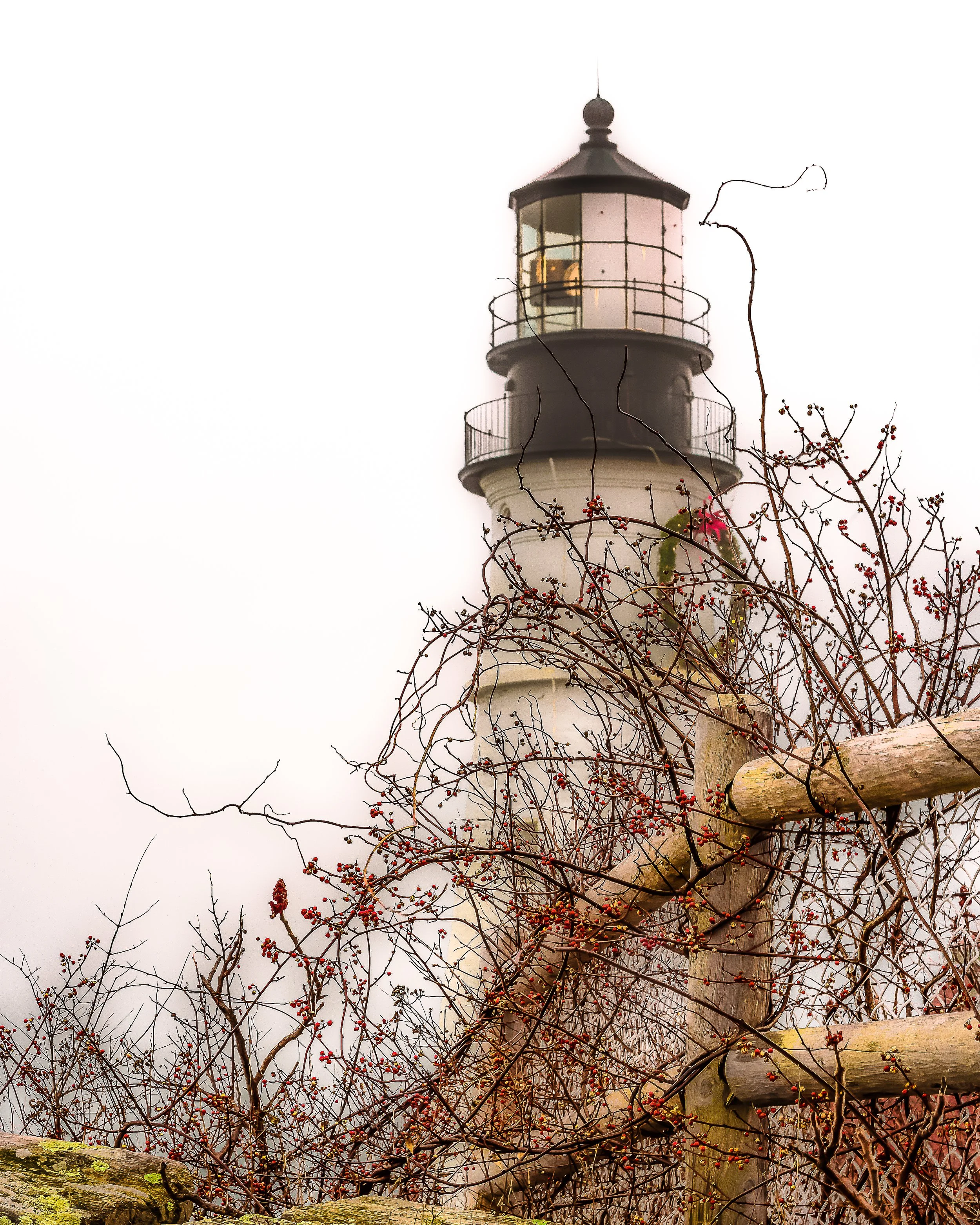 Portland Head Light at Christmas