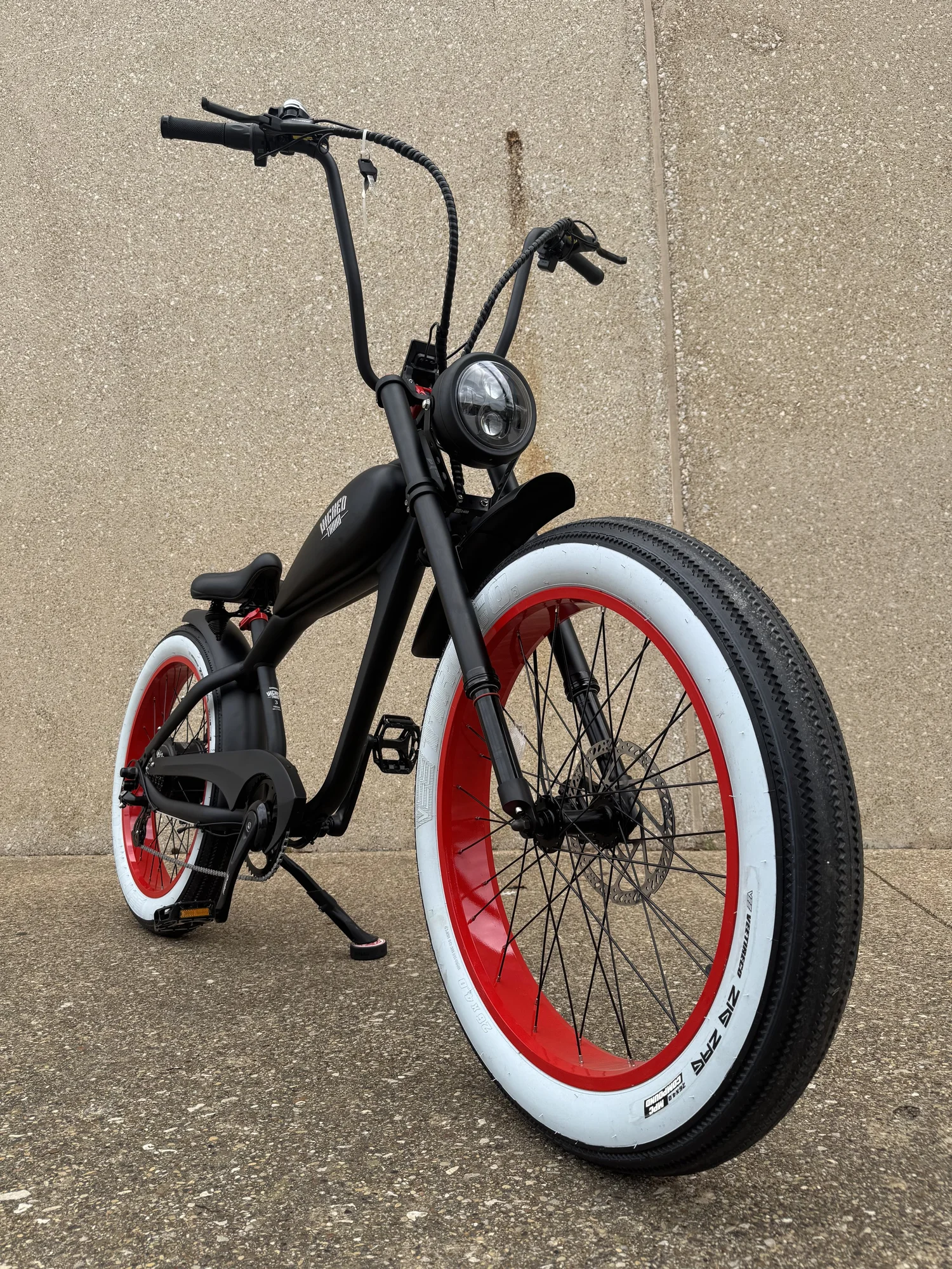 邦楽 Clippers-King penguin/Wicked babylon Wicked Thumb Rat Chopper ST ebike 52v — Wicked Thumb Electrocycles