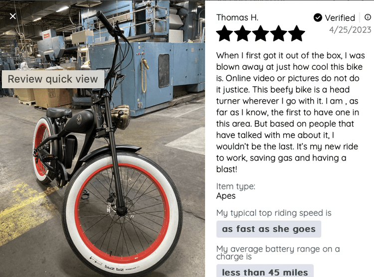 destroyer electric bicycle EZEGO Trail II Mountain Bike Wicked Thumb Destroyer ST Sidecar