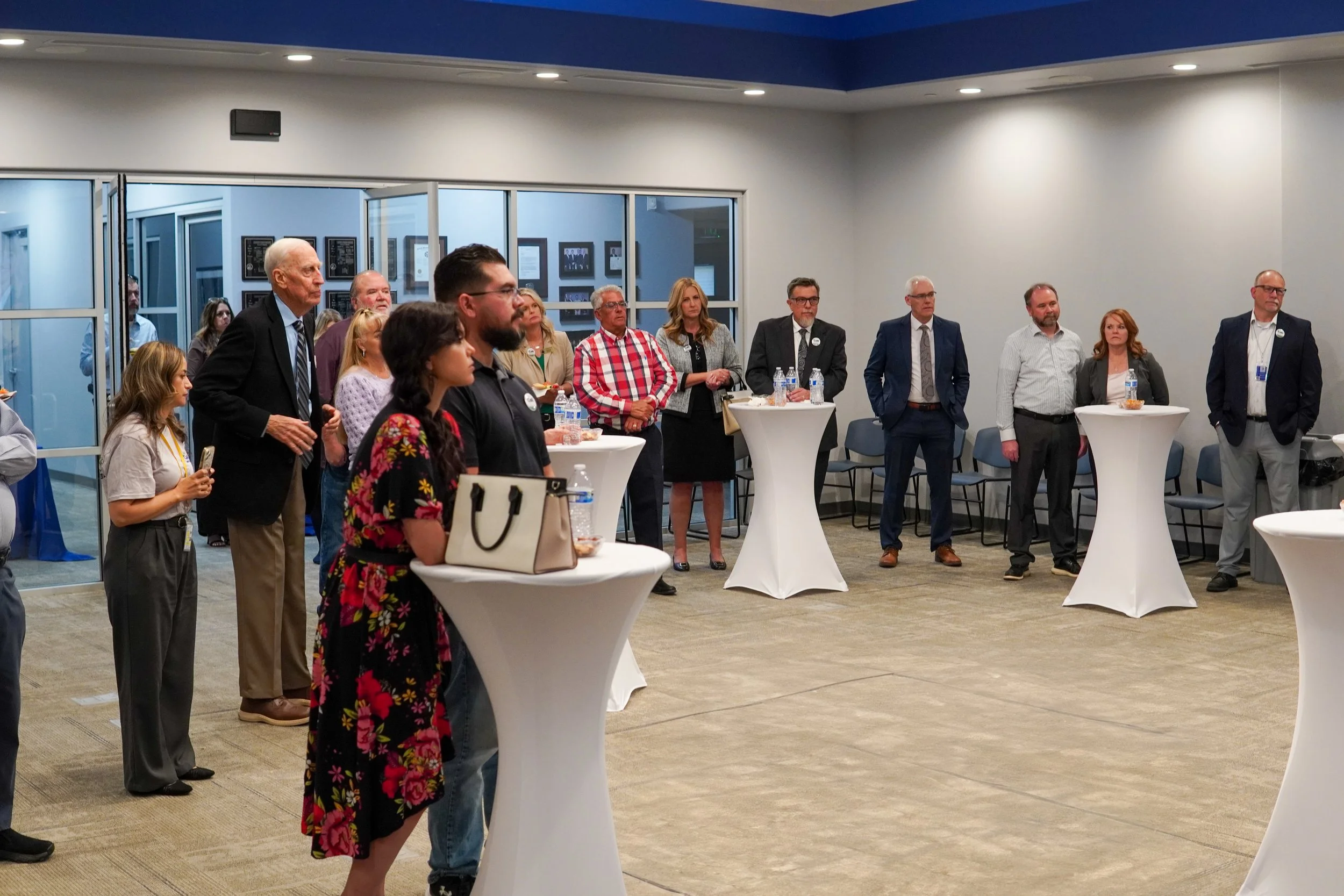 Community members gathered at the event.