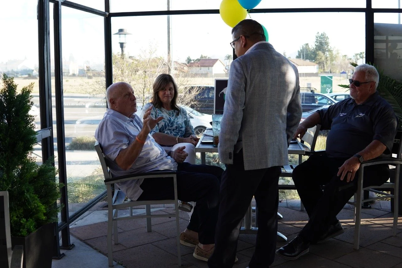 Second District County Supervisor Jesse Armendarez speaking to Yucaipa community members.