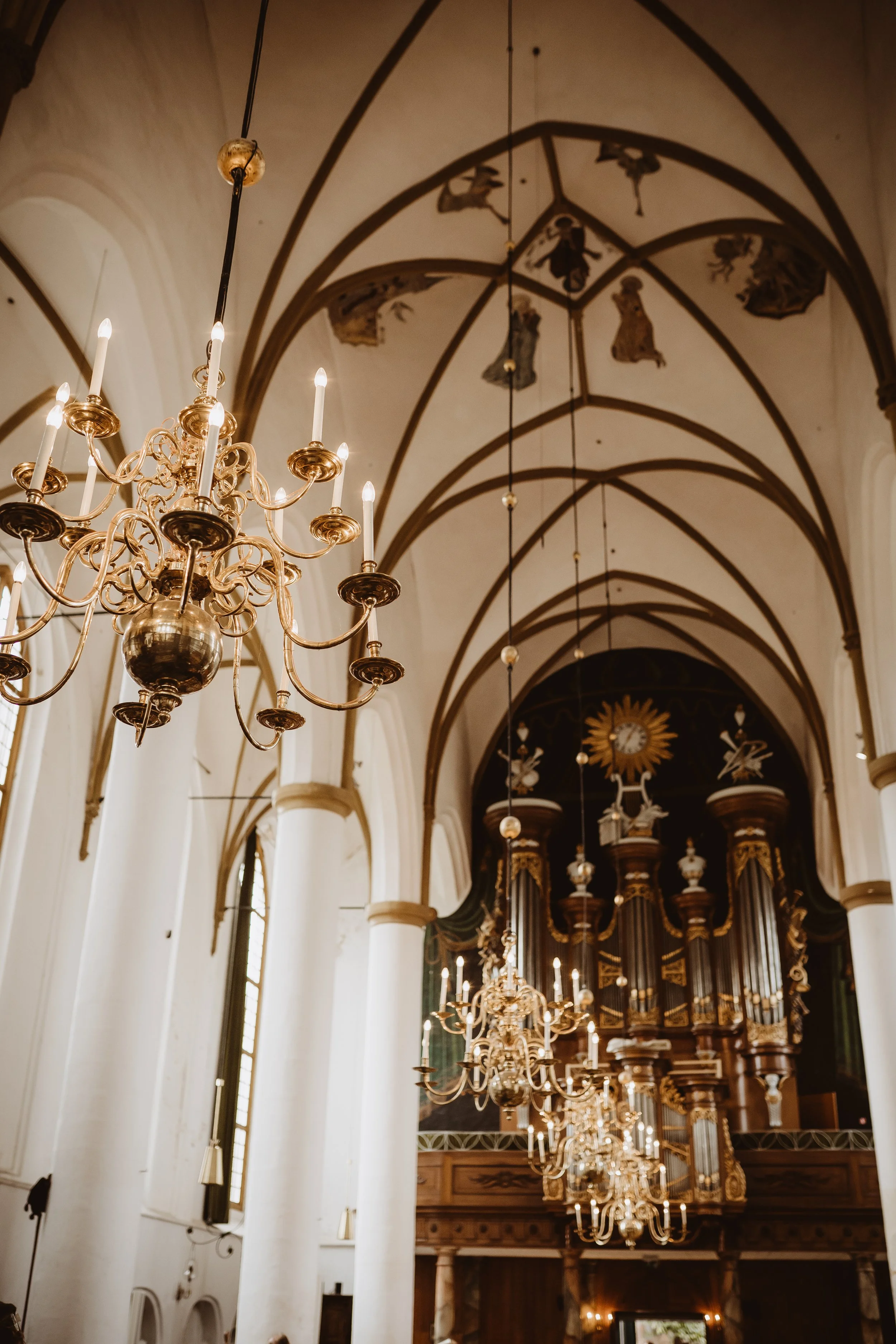 Kerkelijk huwelijk in de grote kerk te Elburg. Bruiloft gepland door Mirjam Baardemans Weddingplanner | Christelijke Weddingplanner Nederland en de Veluwe