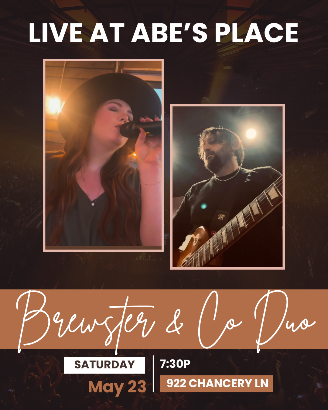 Brewster & Co Duo- Saturday May 22, 2026 @ 7:30pm