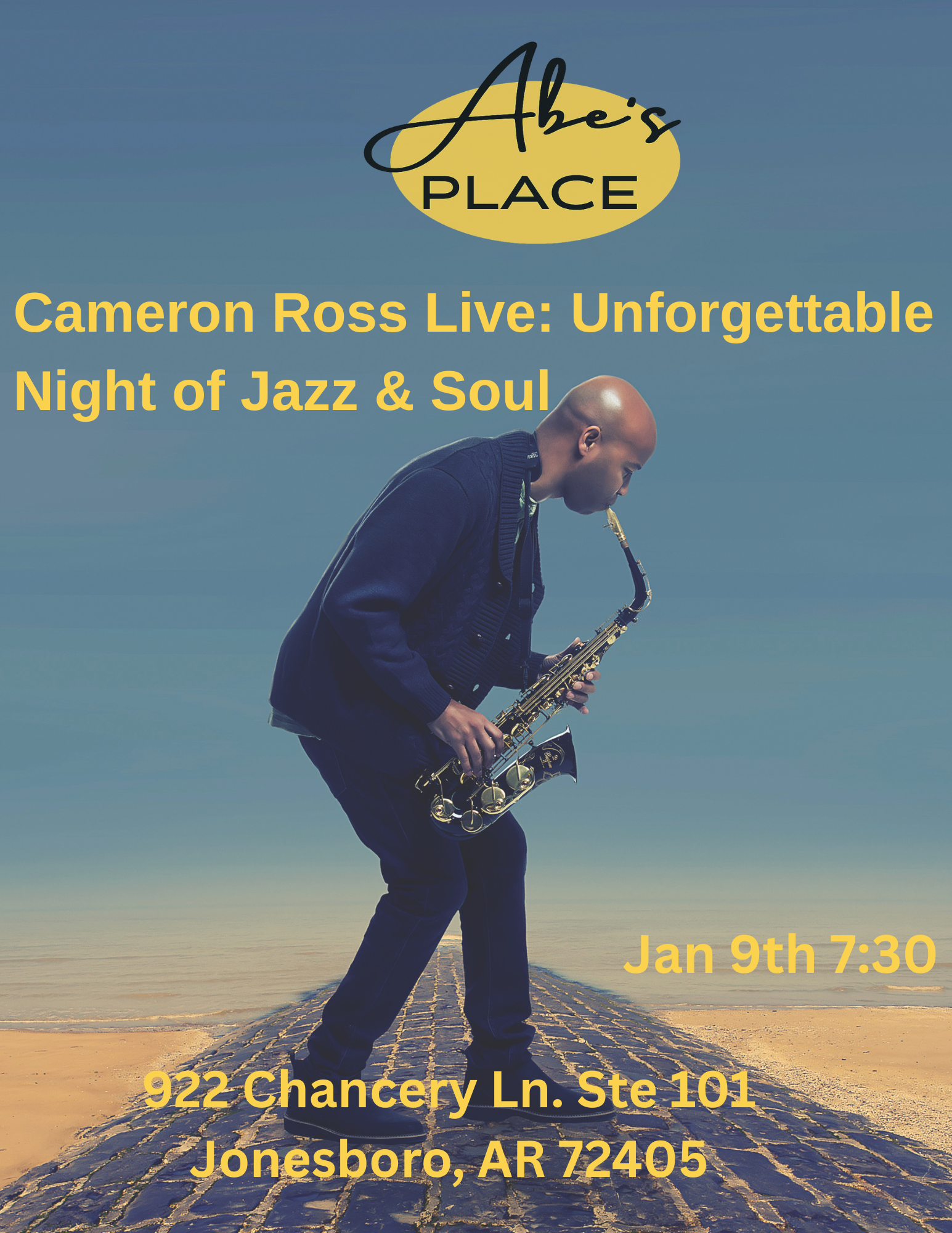 Cameron Ross Live: Unforgettable Night of Jazz & Soul