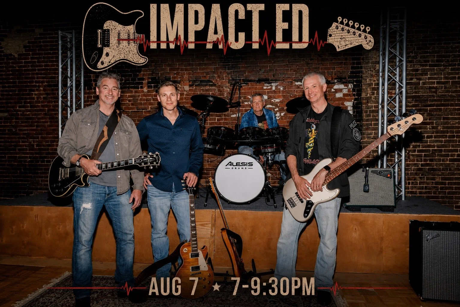 Impacted Live at Abe's Place- August 7, 2026 starting at 7pm
