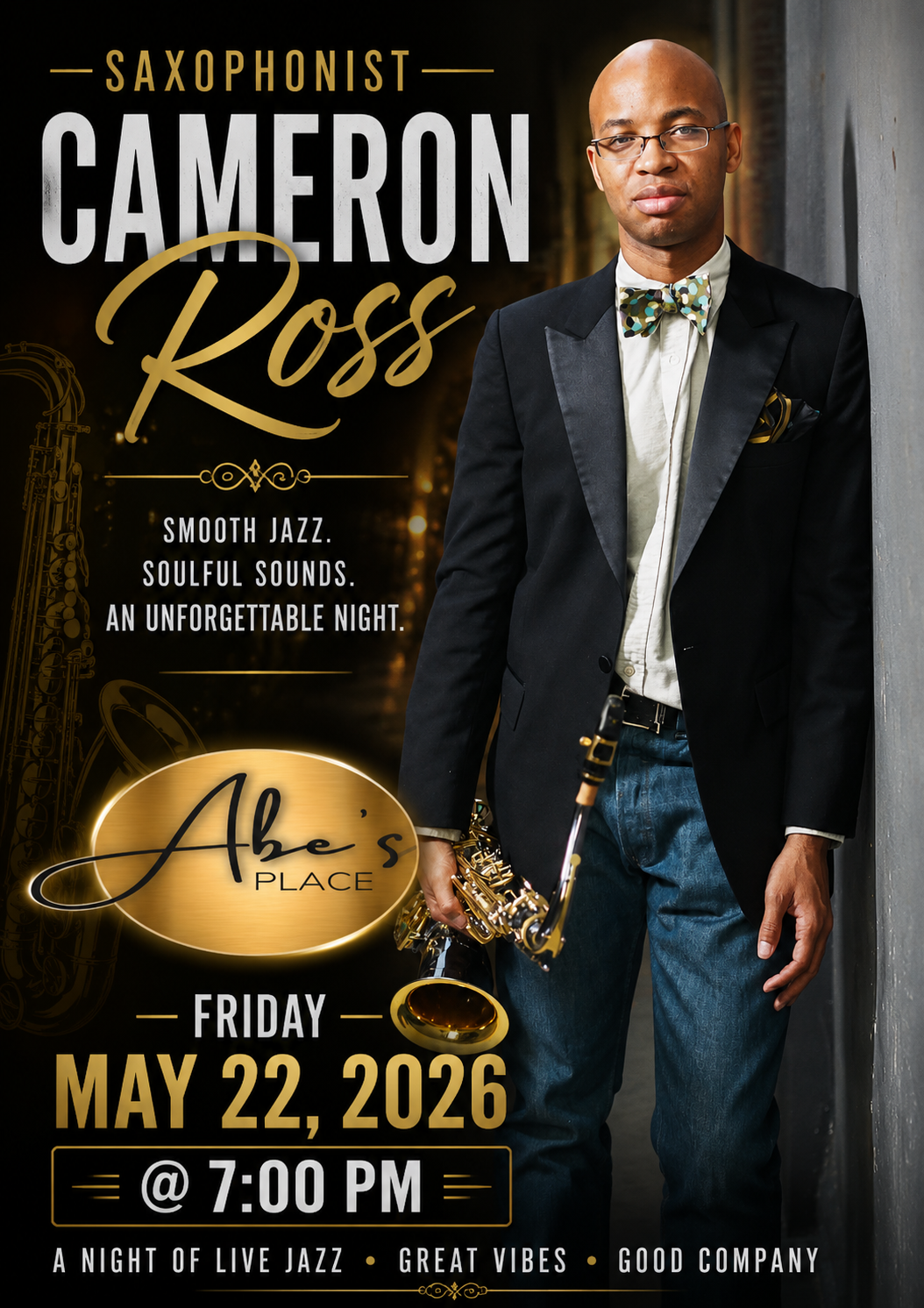 Cameron Ross- Friday May 22, 2026 @ 7pm