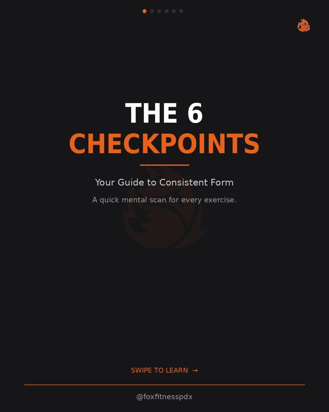 Before I touch a heavy weight, I run the same 6-point check. Every. Single. Time.

Feet grounded?
Knees tracking?
Hips neutral?
Core braced?
Shoulders packed?
Neck stacked?

Takes 3 seconds. Prevents most injuries.

I teach every client this system b