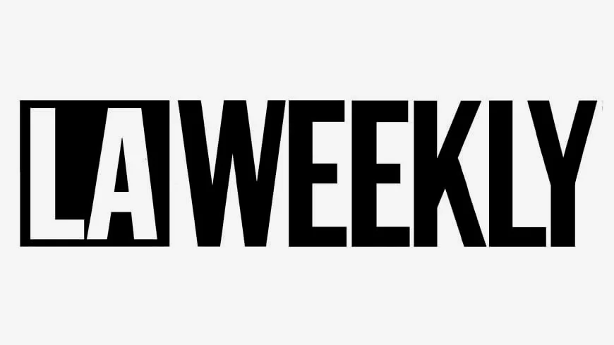 Black bold text reading 'LA WEEKLY' on a white background.