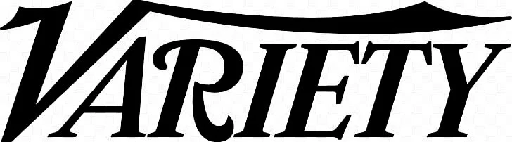 The word 'VARIETY' in large black text with stylized font on a white background.