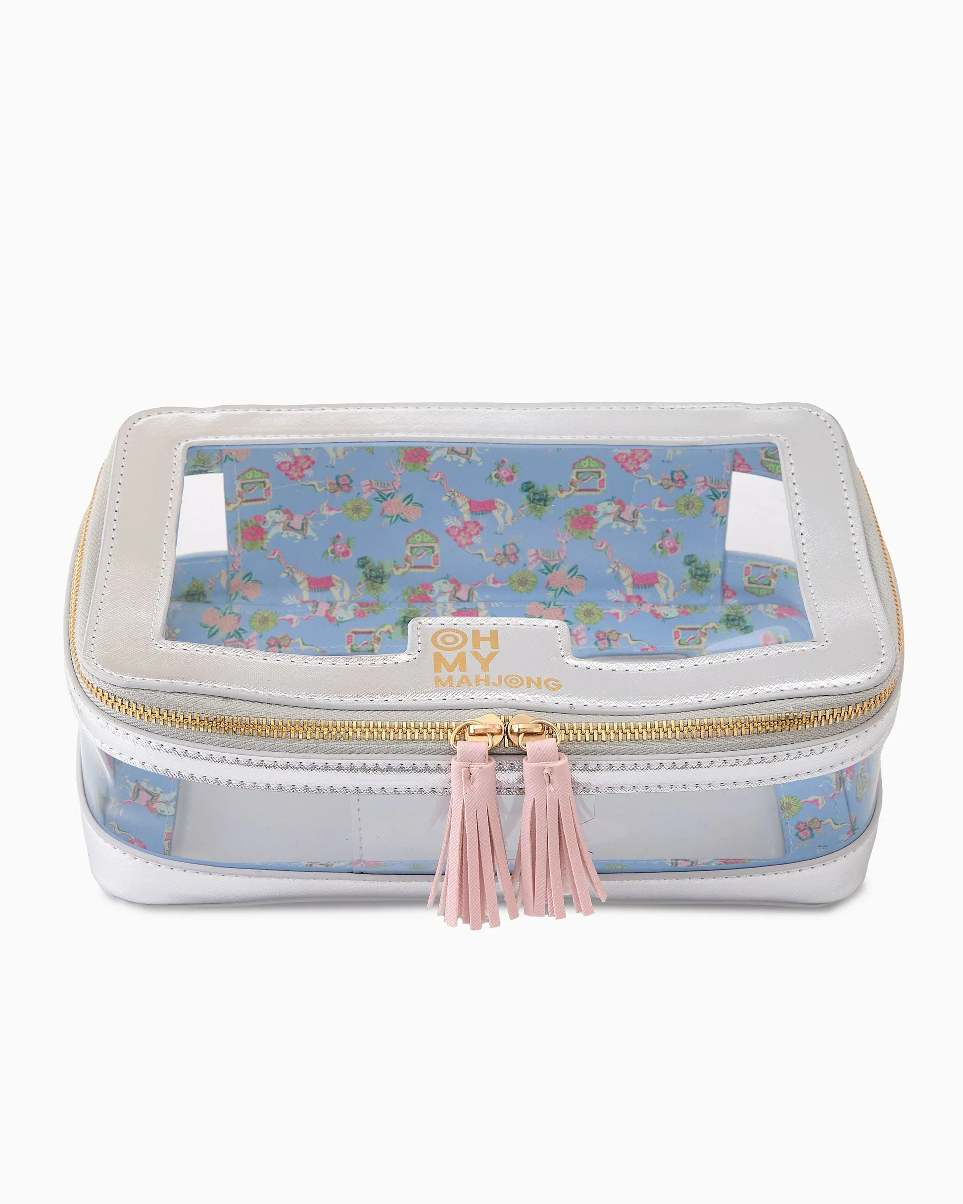 Silver Tile Storage Bag | Oh My Mahjong