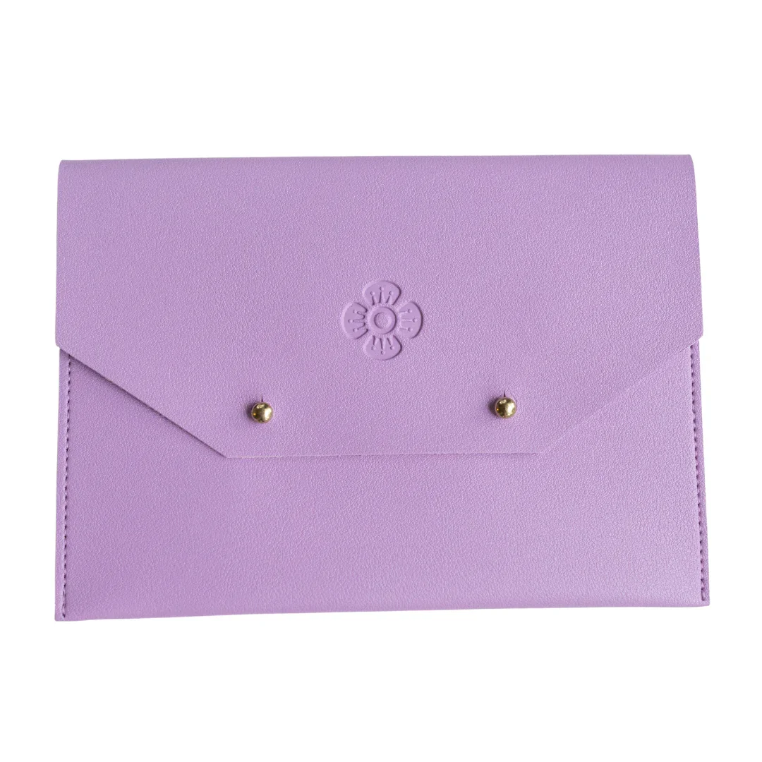 Lavender Mahjong Card Clutch | The Woodlands Mahjong Society