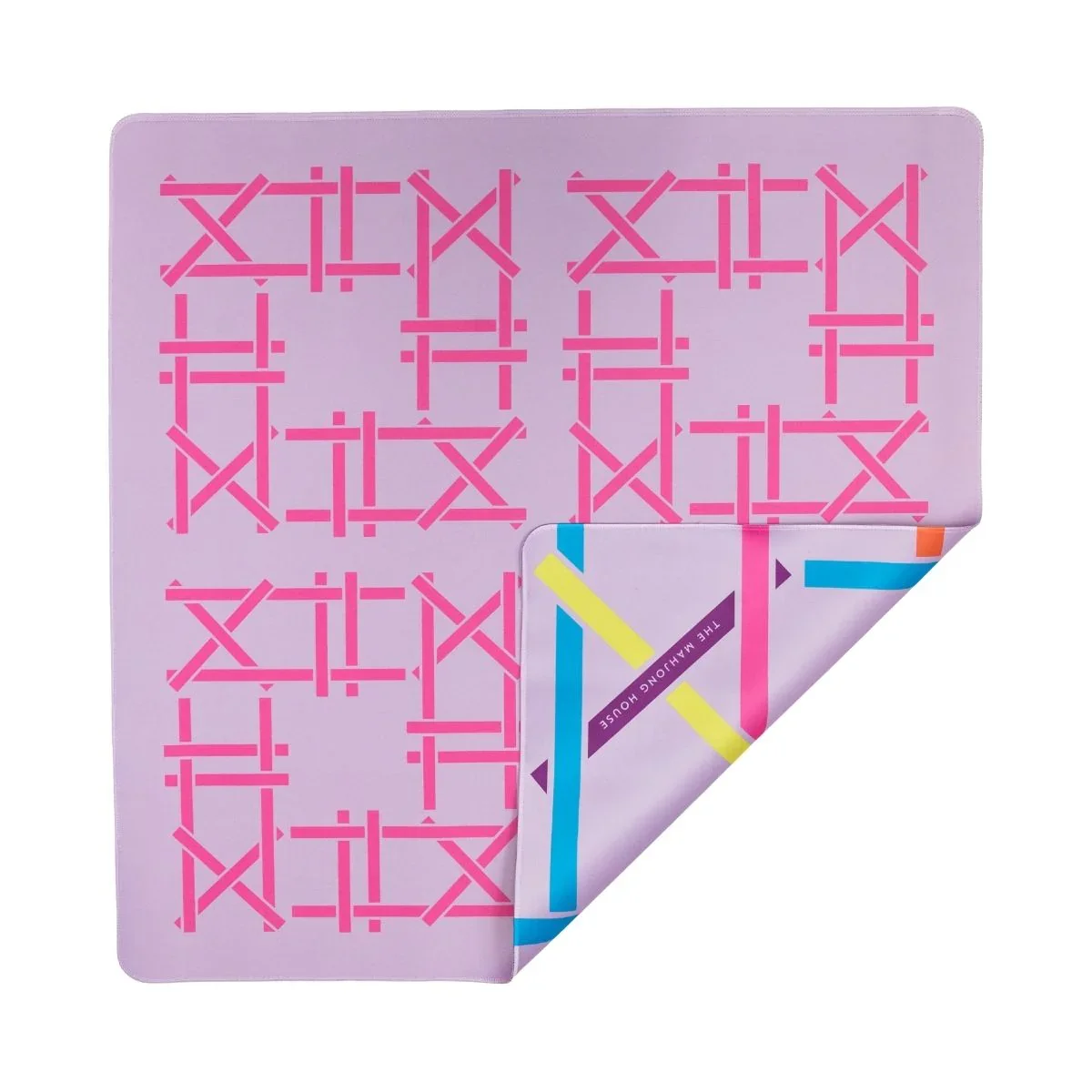 Lilac Trellis Double-Sided Mahjong Mat | The Mahjong House
