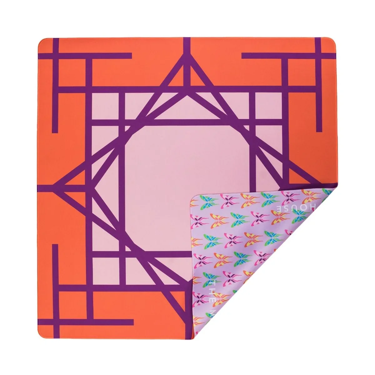 Plum Garden Double-Sided Mahjong Mat | The Mahjong House