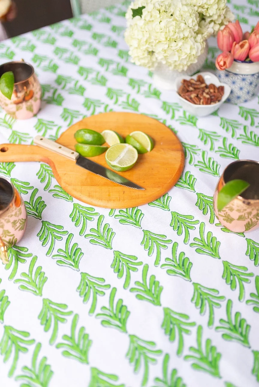 Table Throw - Palmetto, Evergreen & Vine | Mended