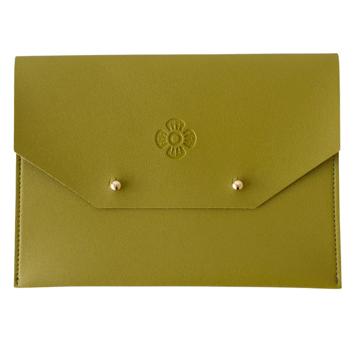 Avocado Green Mahjong Card Clutch | The Woodlands Mahjong Society