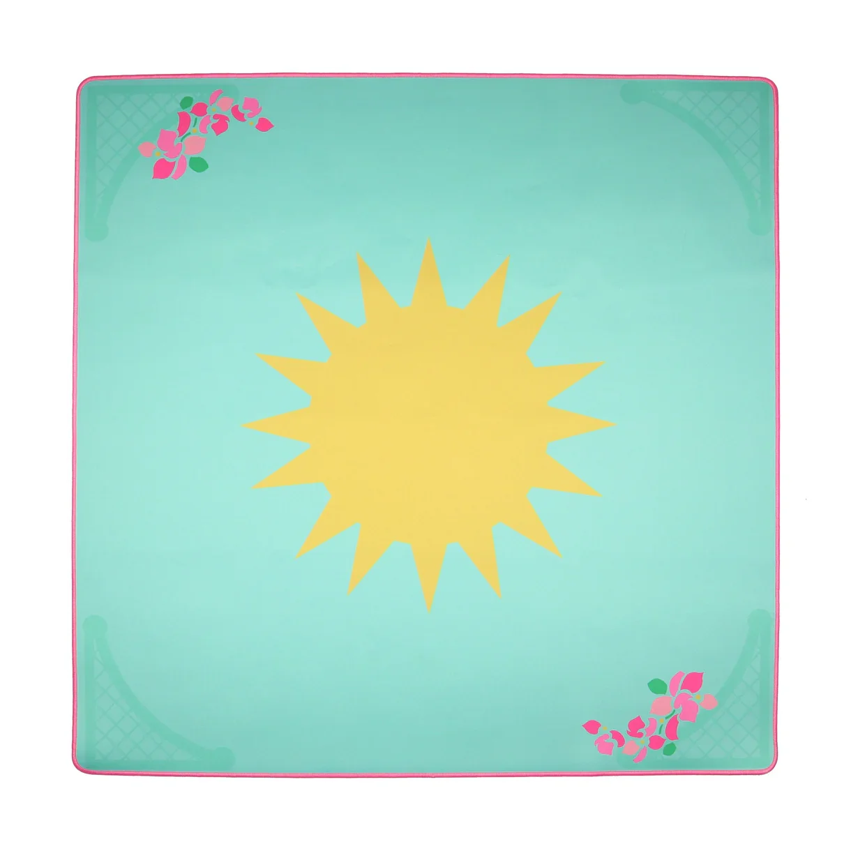 Mat-GardenSun-YellowTealPink.webp