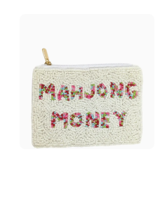 White Mahjong Money Coin Purse