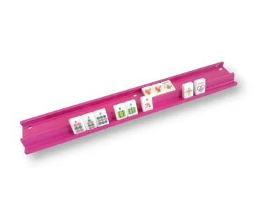 Pink Mahjong Racks & Pushers (Set of 4) | Peace Love Mahjong