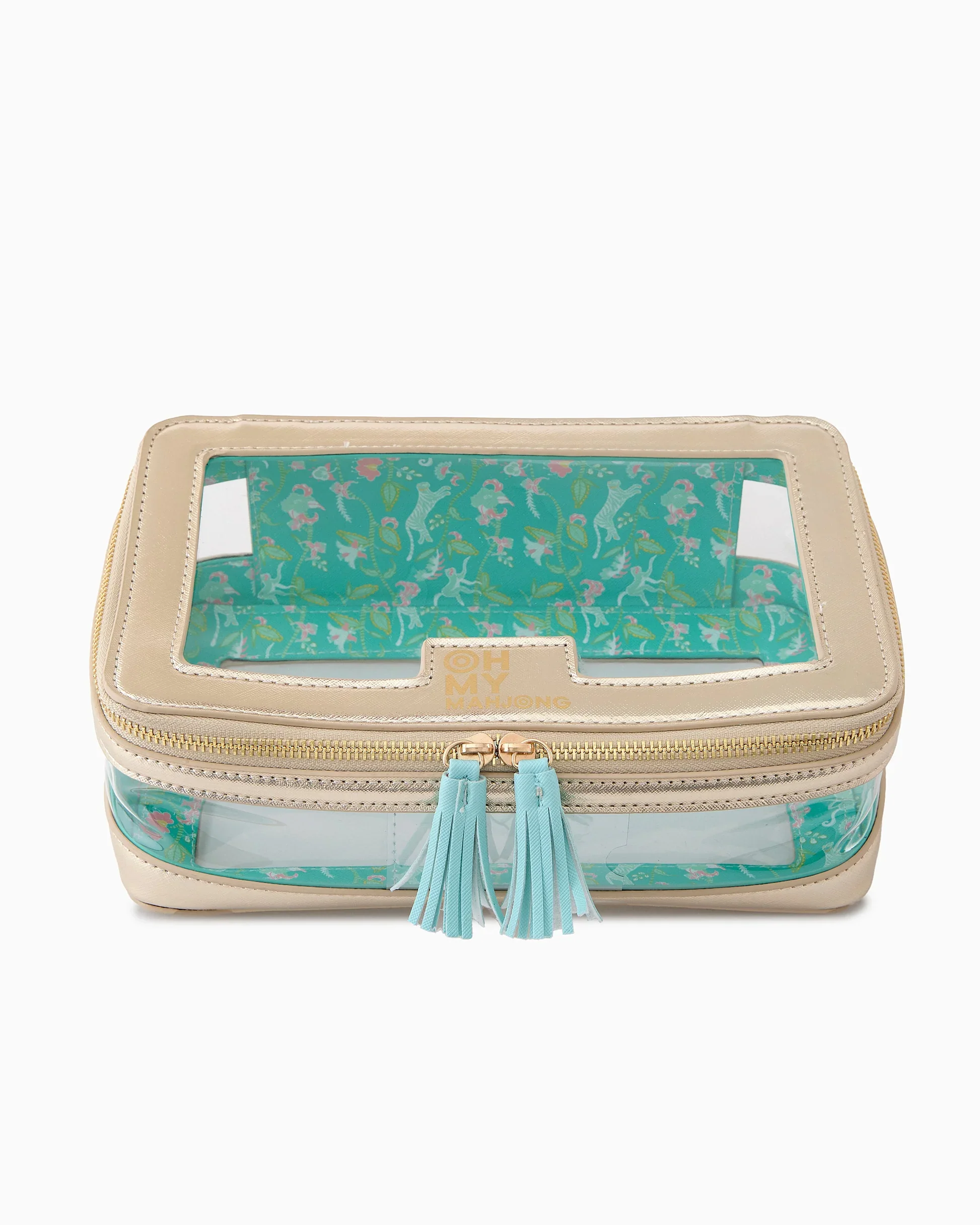 Gold Tile Storage Bag | Oh My Mahjong