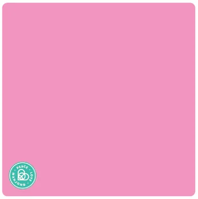 Bright Pink Modern Neoprene Mahjong Playing Mat | Peace Love Mahjong (PLM)