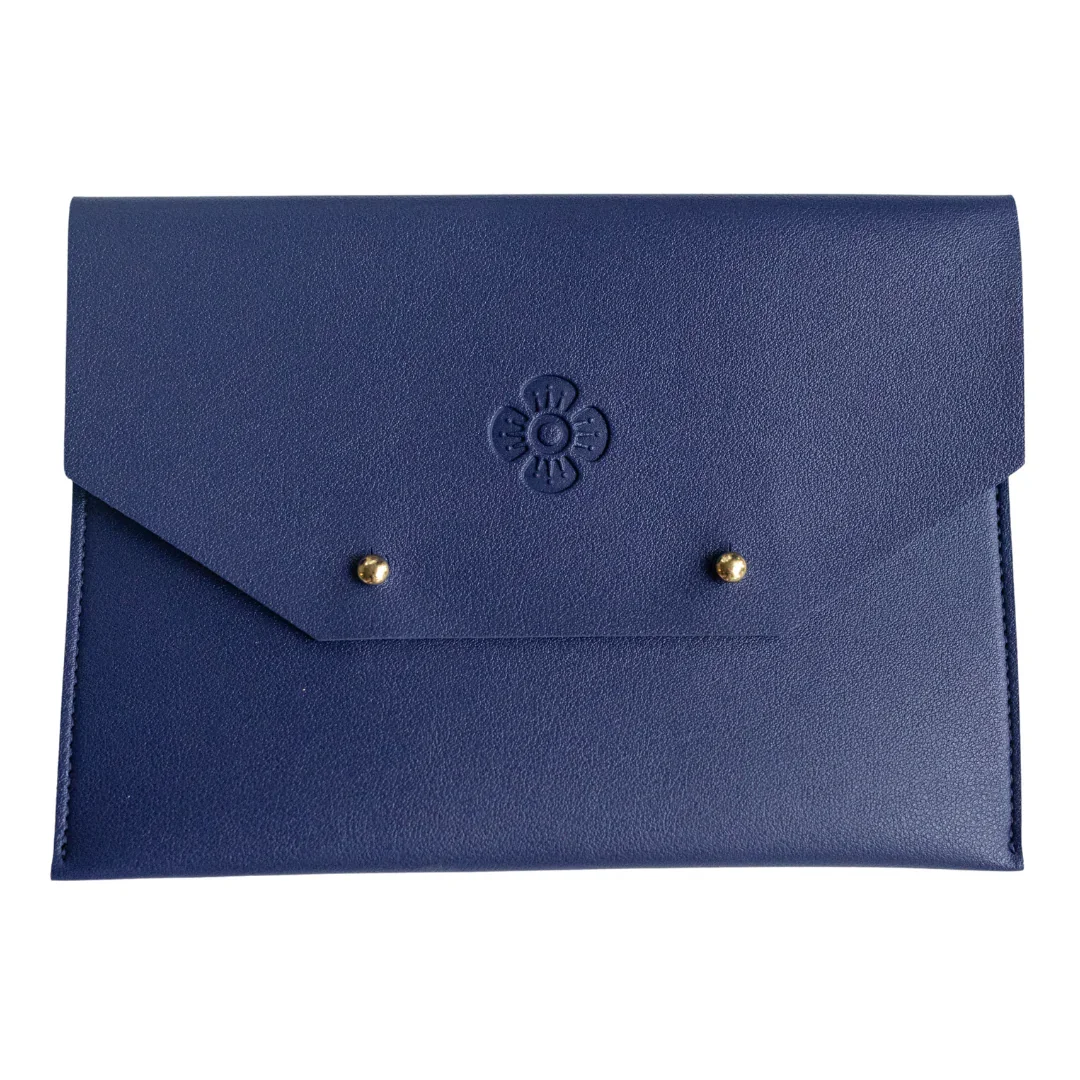 Navy Mahjong Card Clutch | The Woodlands Mahjong Society