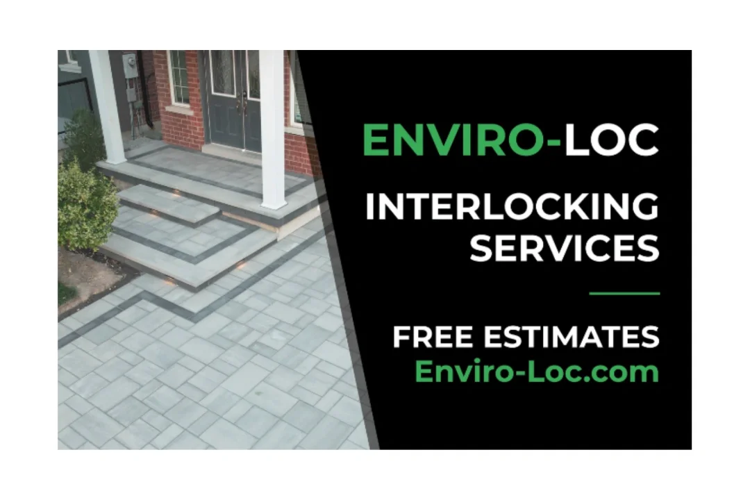 Enviro-Loc Interlocking Services logo and advertisement.