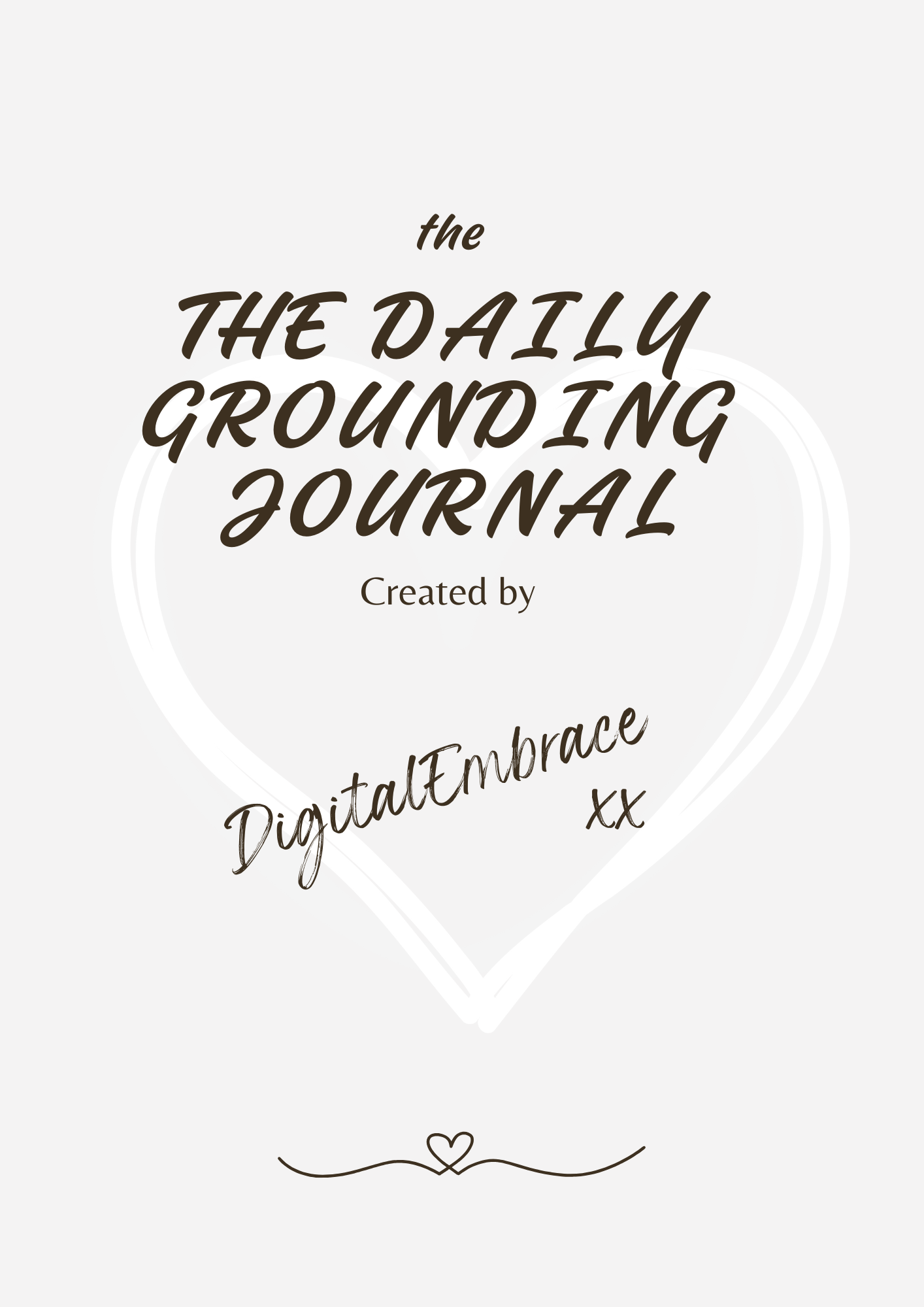 The daily grounding Journal