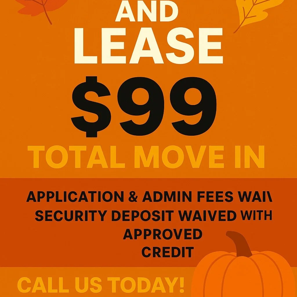 ✨ Come to Woodtrail!
Look &amp; Lease Special &mdash; Only $99 to Move In! ✨
Step into your new home today and enjoy comfort, convenience, and unbeatable savings.
Hurry&mdash;limited time offer!