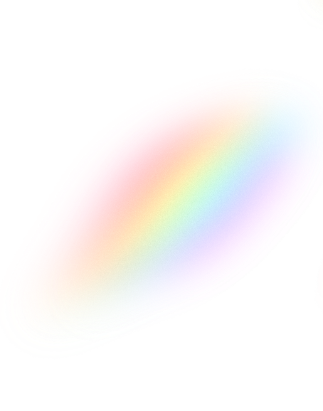 Digital abstract design with a multicolored oval gradient on a black background.