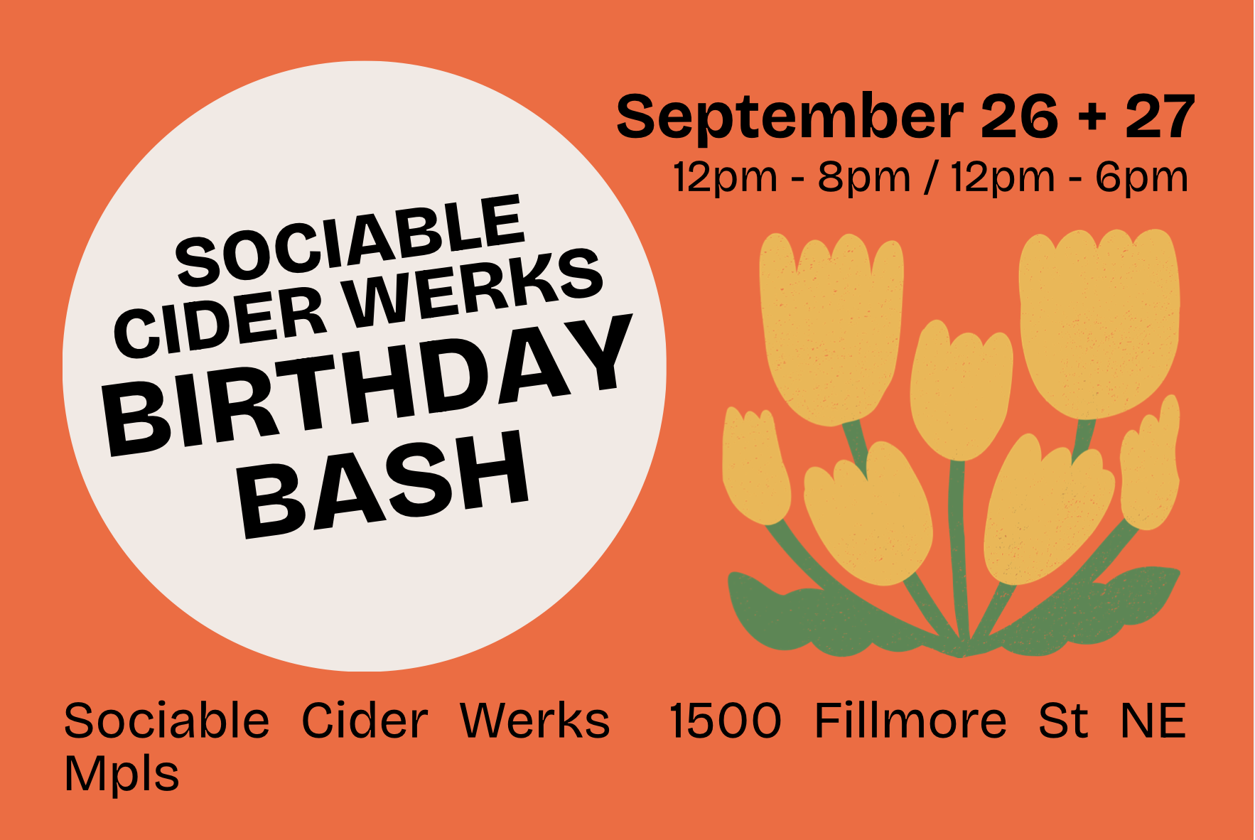 Sociable Cider Werks Birthday Party