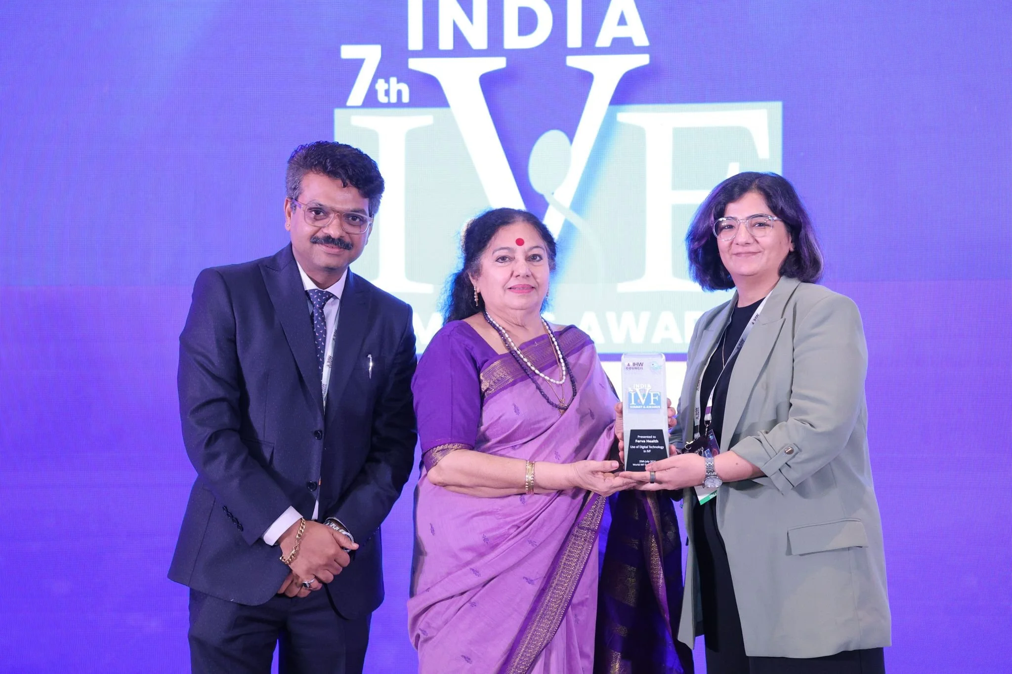 Ferva Health Recognized for "Use of Digital Technology in IVF" at the 7th India IVF Summit &amp; Awards