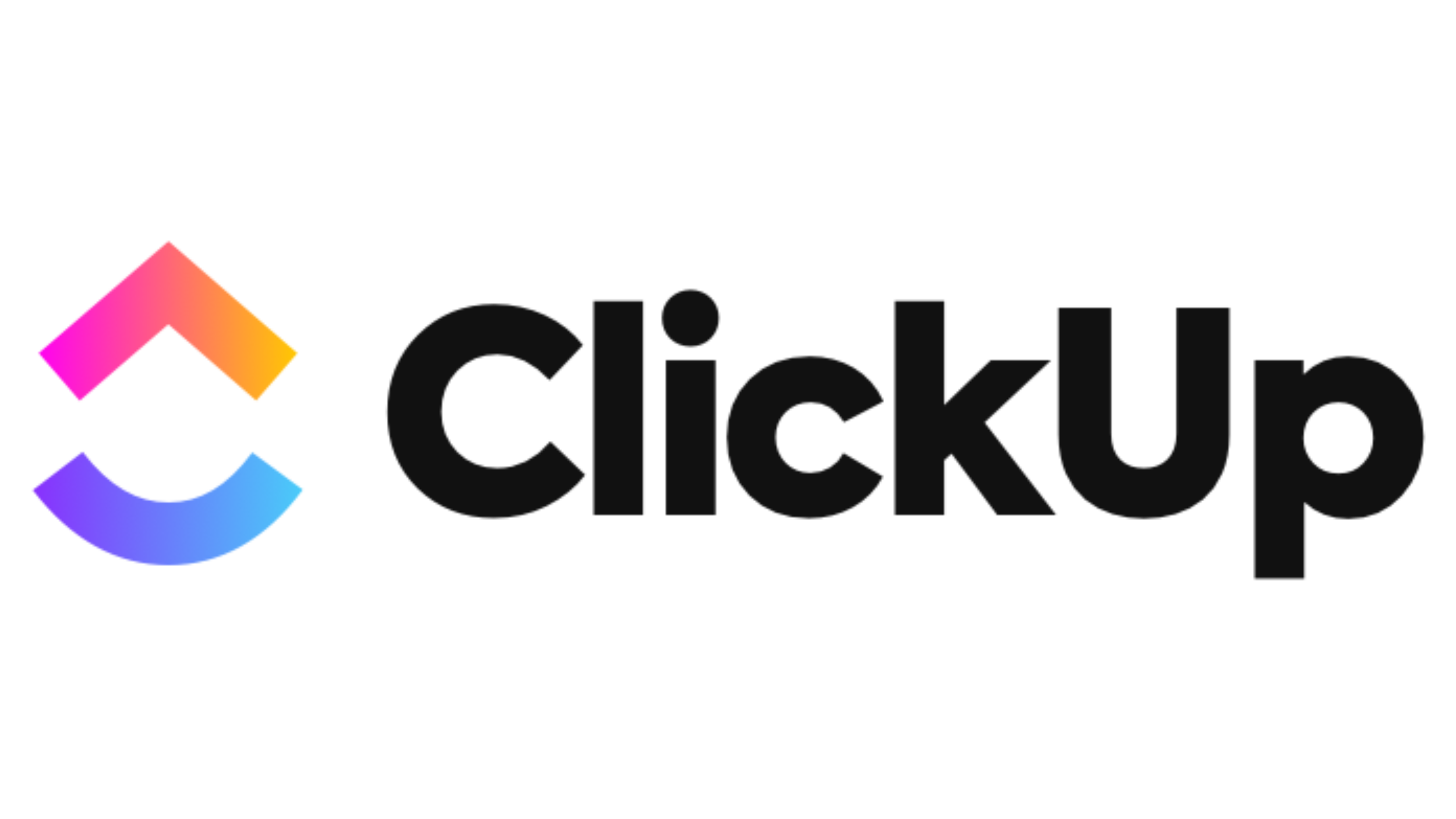 ClickUp logo — productivity and project management platform with tasks, docs, and dashboards.