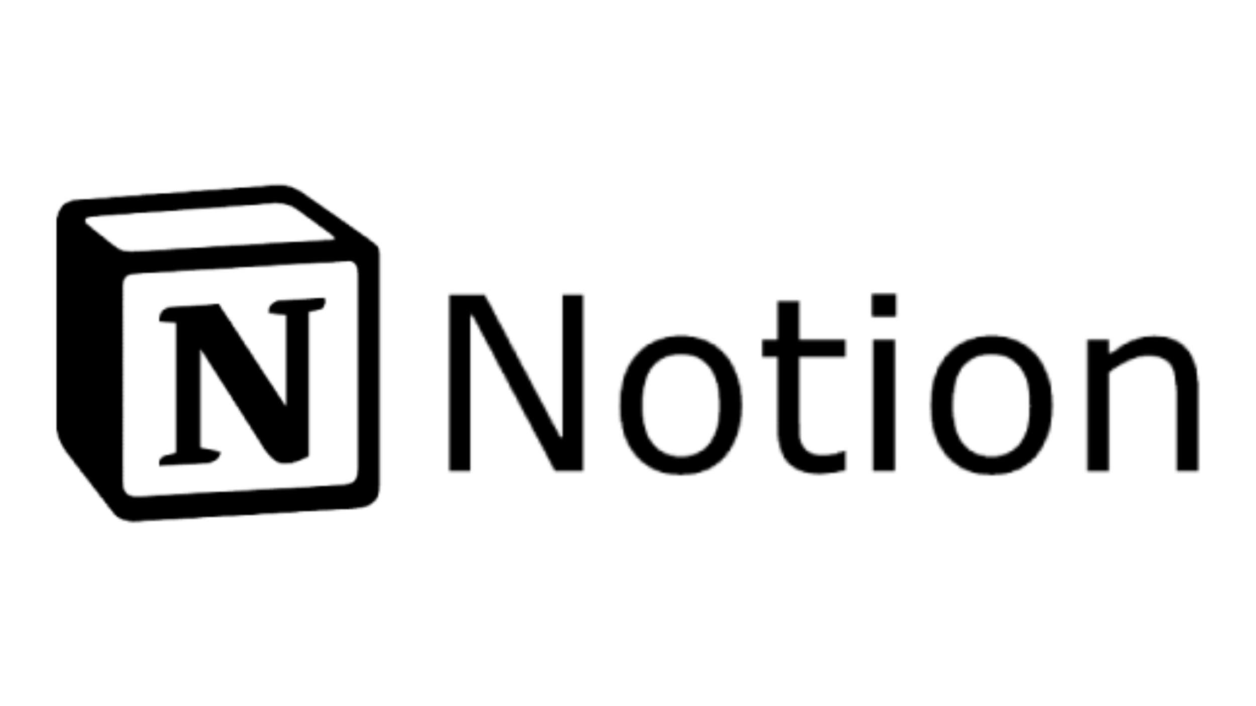 Notion logo — workspace platform for documentation, project management, and knowledge bases.