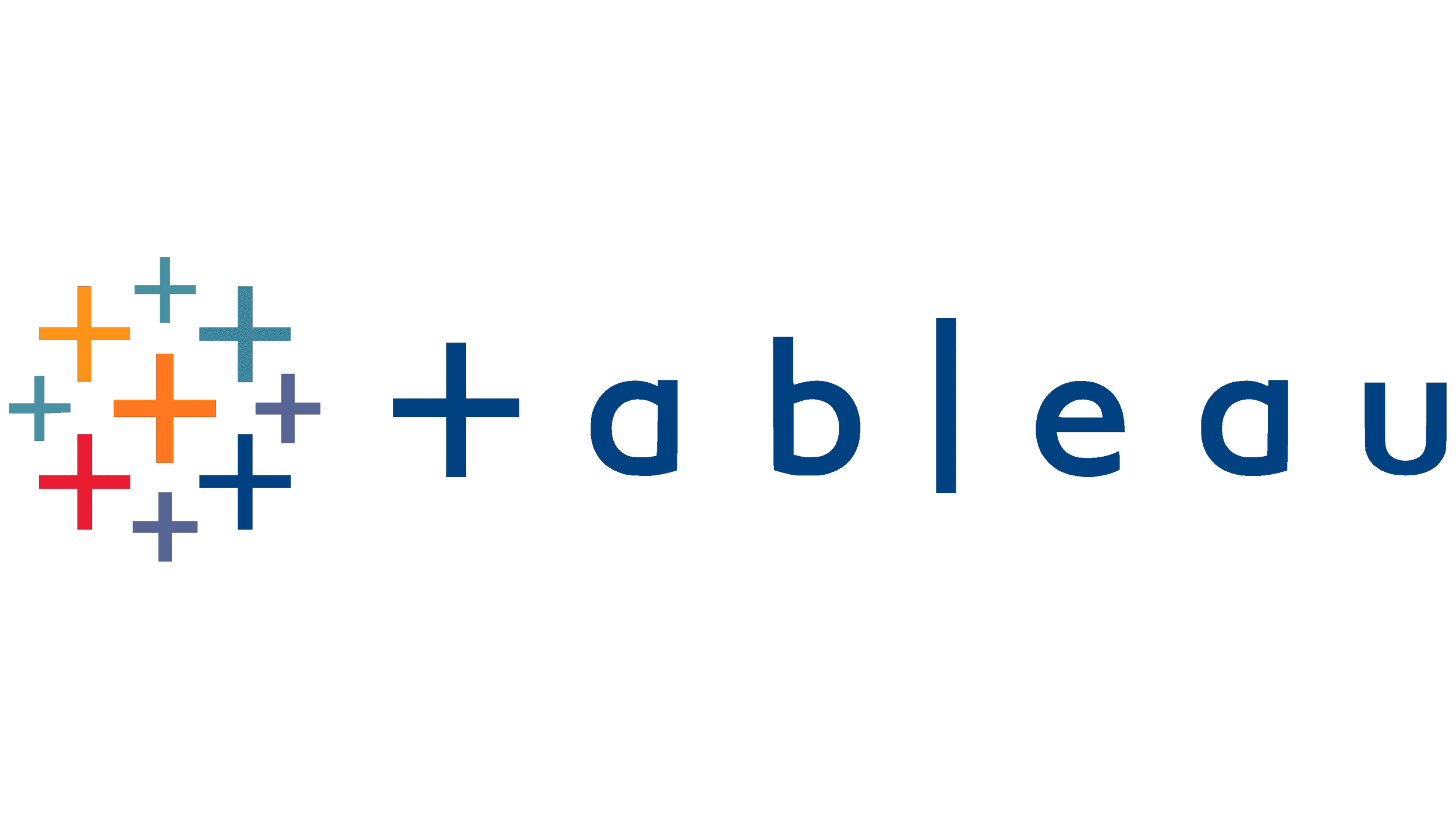 Tableau logo — business intelligence platform for dashboards, data visualization, and analytics.