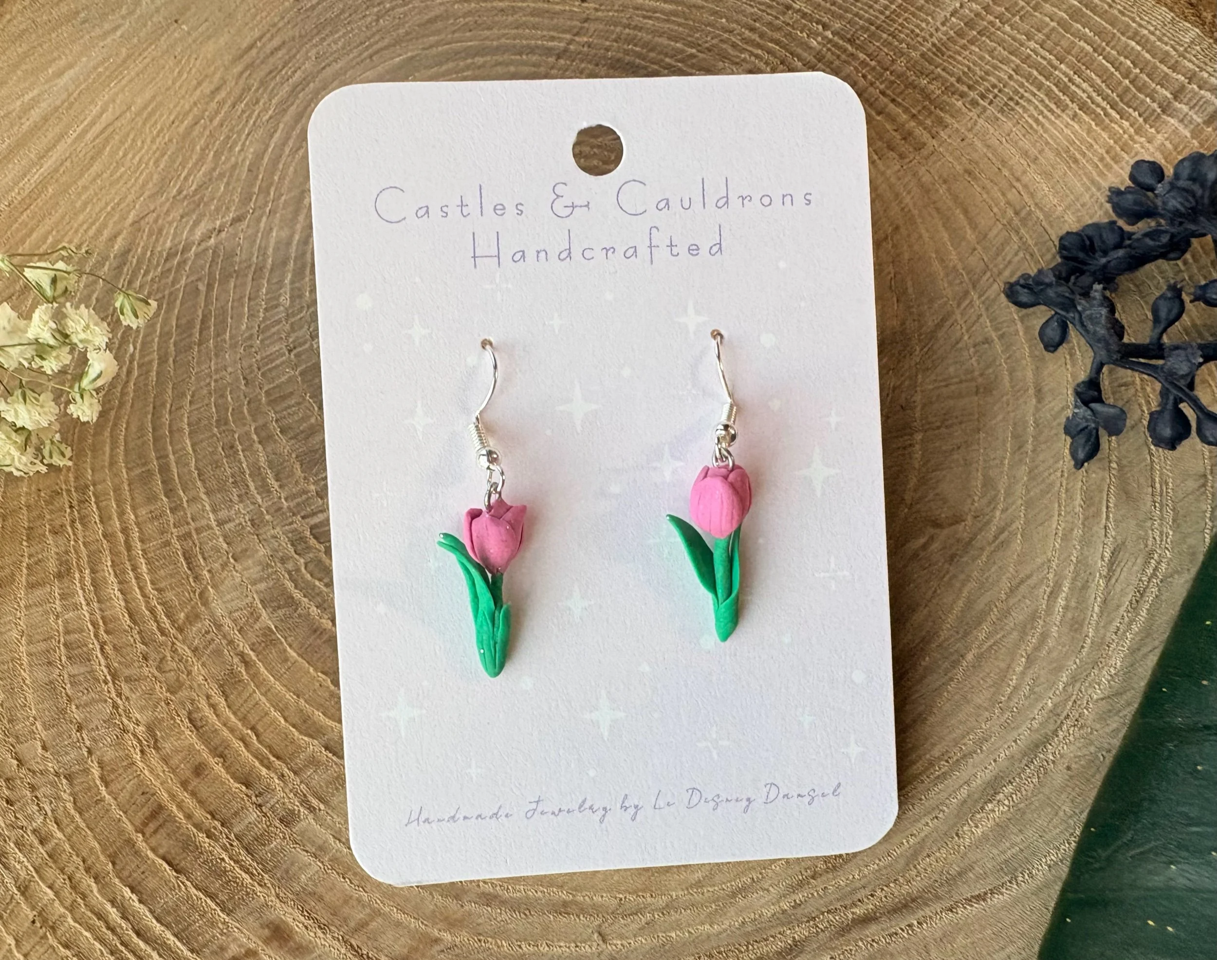 Tulip Earrings - Dainty/Realistic Style