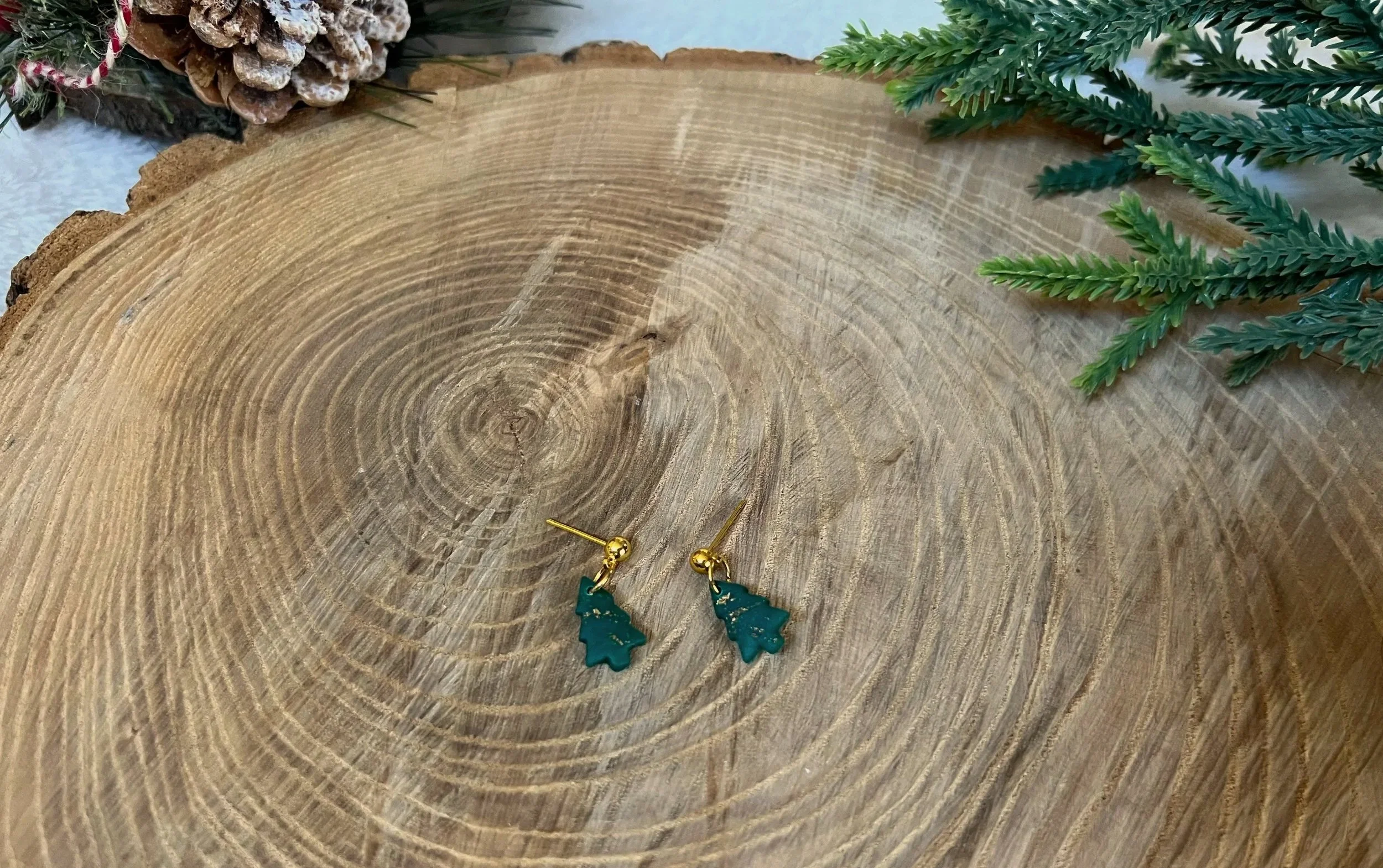 Mini Gold Leaf Christmas Tree