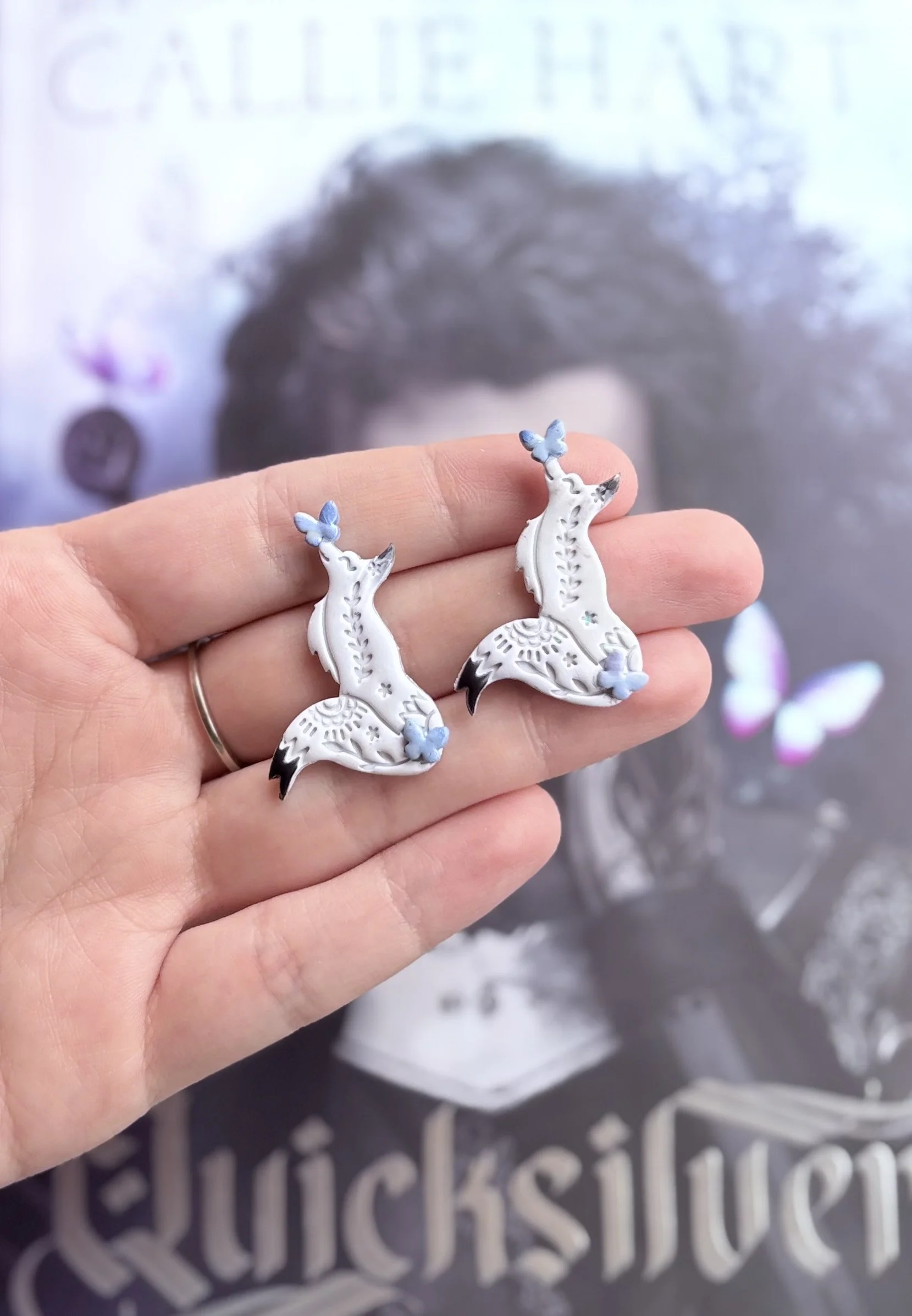 Onyx & Osha - Winter Fox Earrings