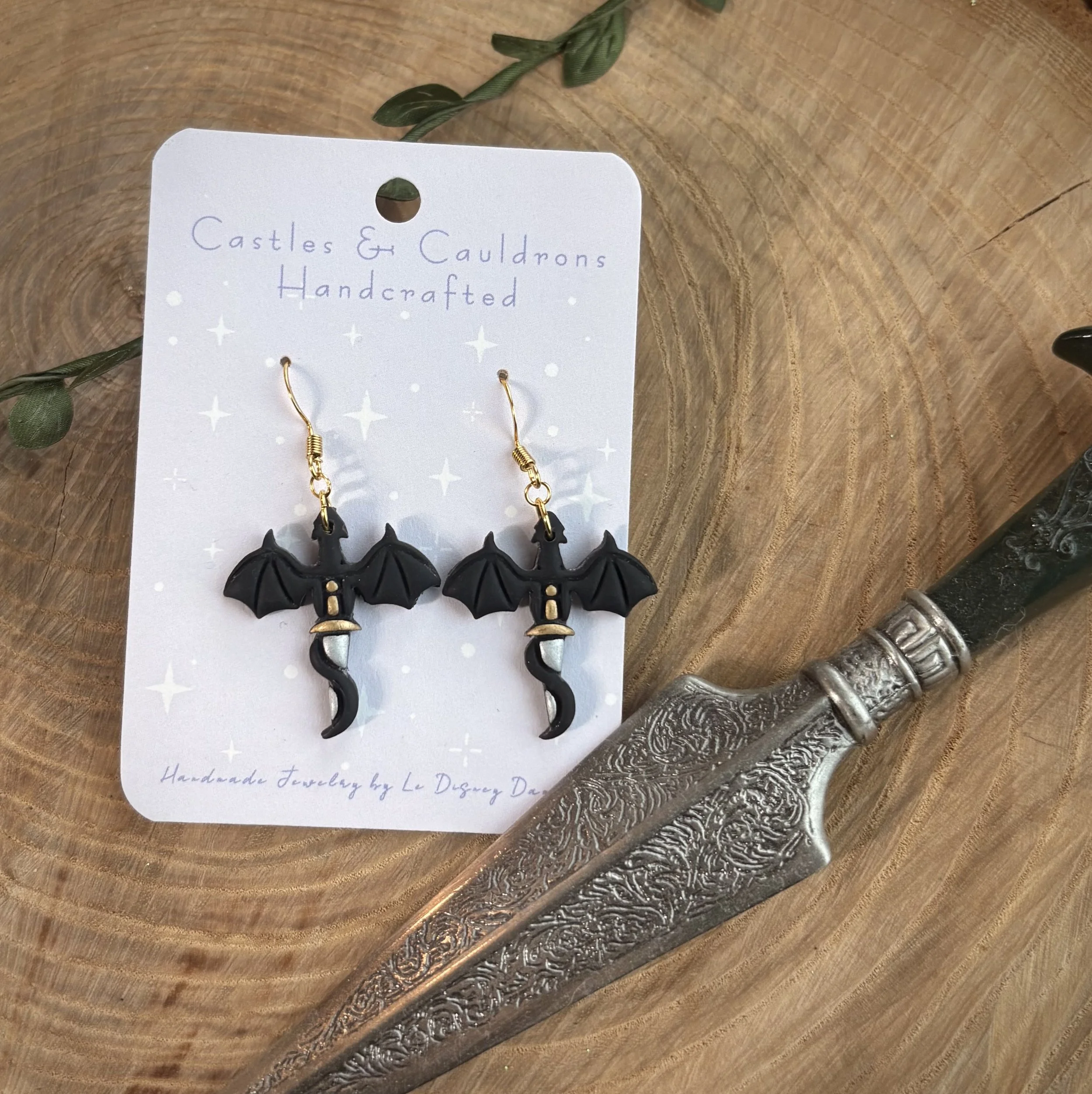 Dragon Dagger Earrings
