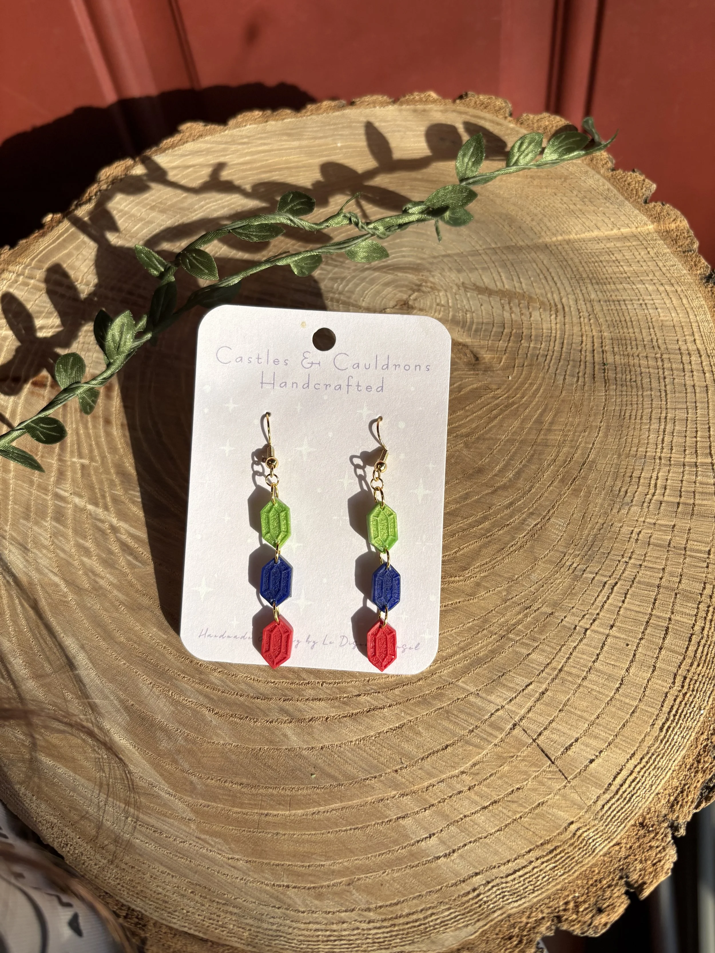 Tri-color Rupee Gems