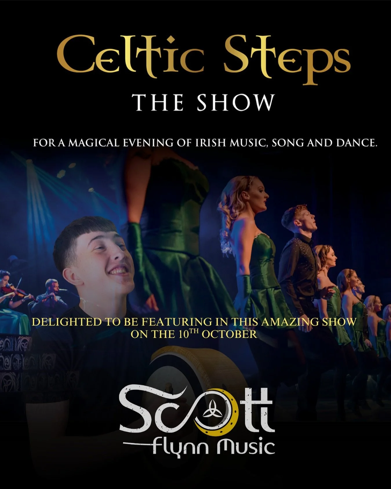 Delighted to be featuring in the amazing @celticstepstheshow on Friday the 10th of October. 
Tickets available at www.celticsteps.ie
The Show intricately highlights the rich culture of Ireland, mirroring the spirited atmosphere of the rambling hous