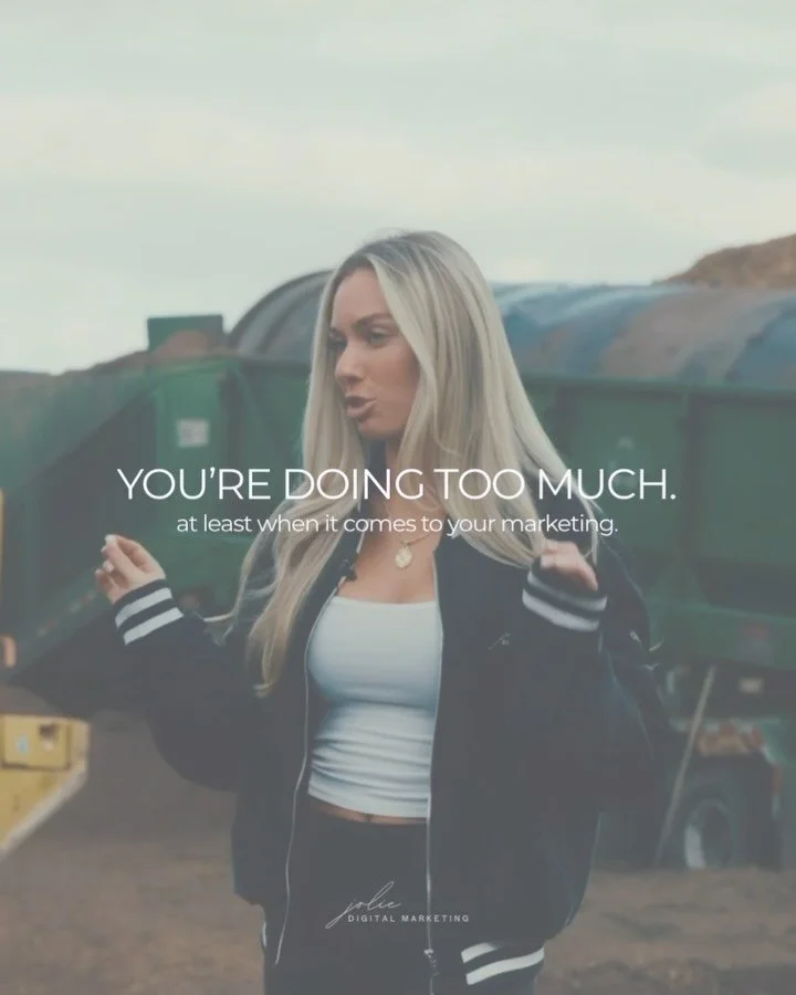 you already do a lot. your marketing doesn&rsquo;t have to be one of them.
🧠 www.joliedigitalmarketing.com