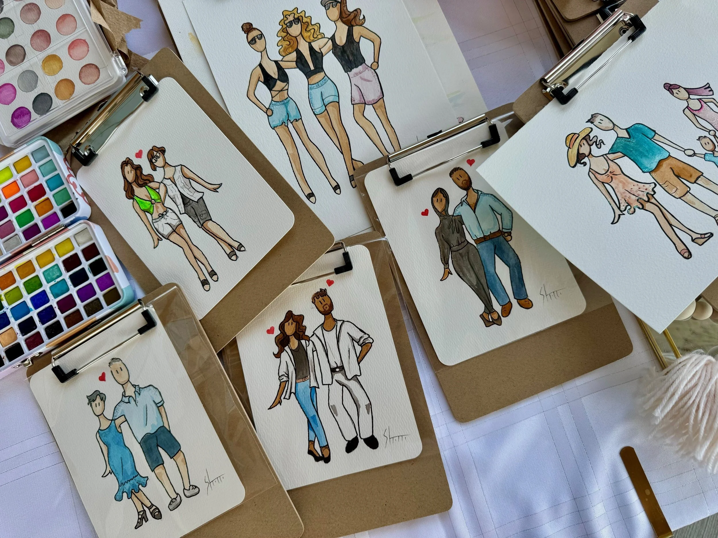 Boho Sketch Co - Corporate-events-live-artist-painter-beach-party3.jpg