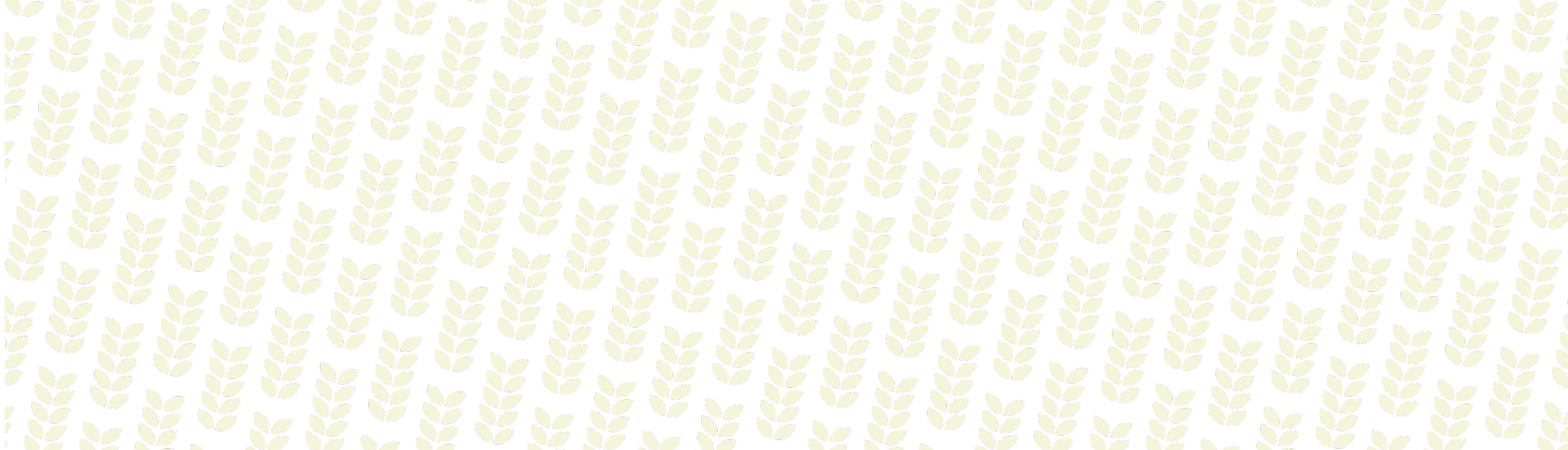Pattern of white wheat stalks on a black background.