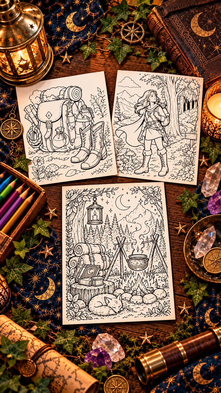 Enchanted Adventurer Coloring Set.png