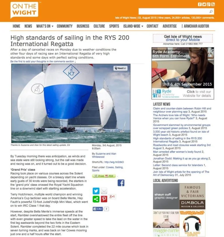 On the Wight - August 2015