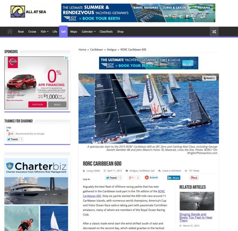 All at Sea - April 2015