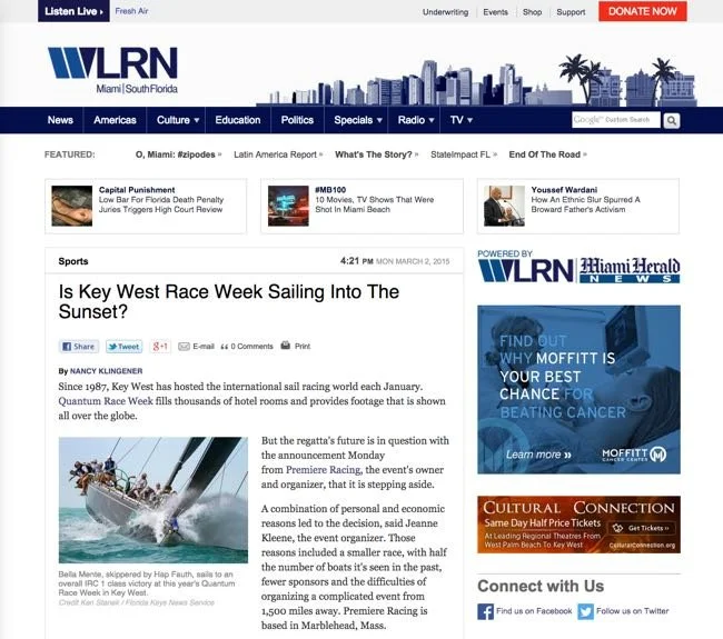 WLRN Miami South Florida - January 2015
